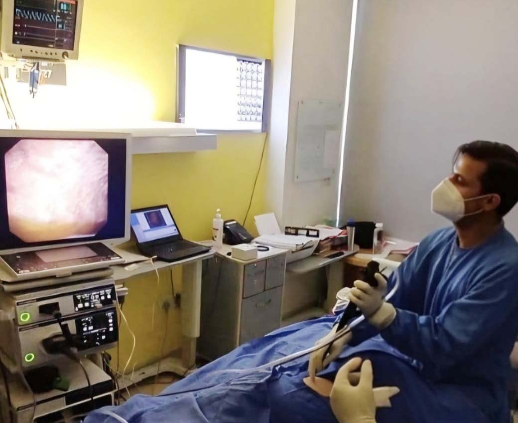 Interventional pulmonology procedure by Dr. Manan Bedi